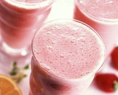 milk-shake aux fraise