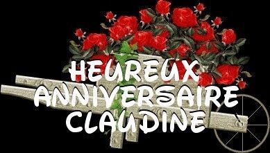 heureux Anniversaire Claudine