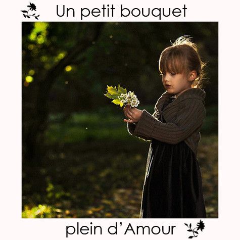 un petit bouquet  plein d'amour