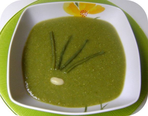 soupe au haricots verts